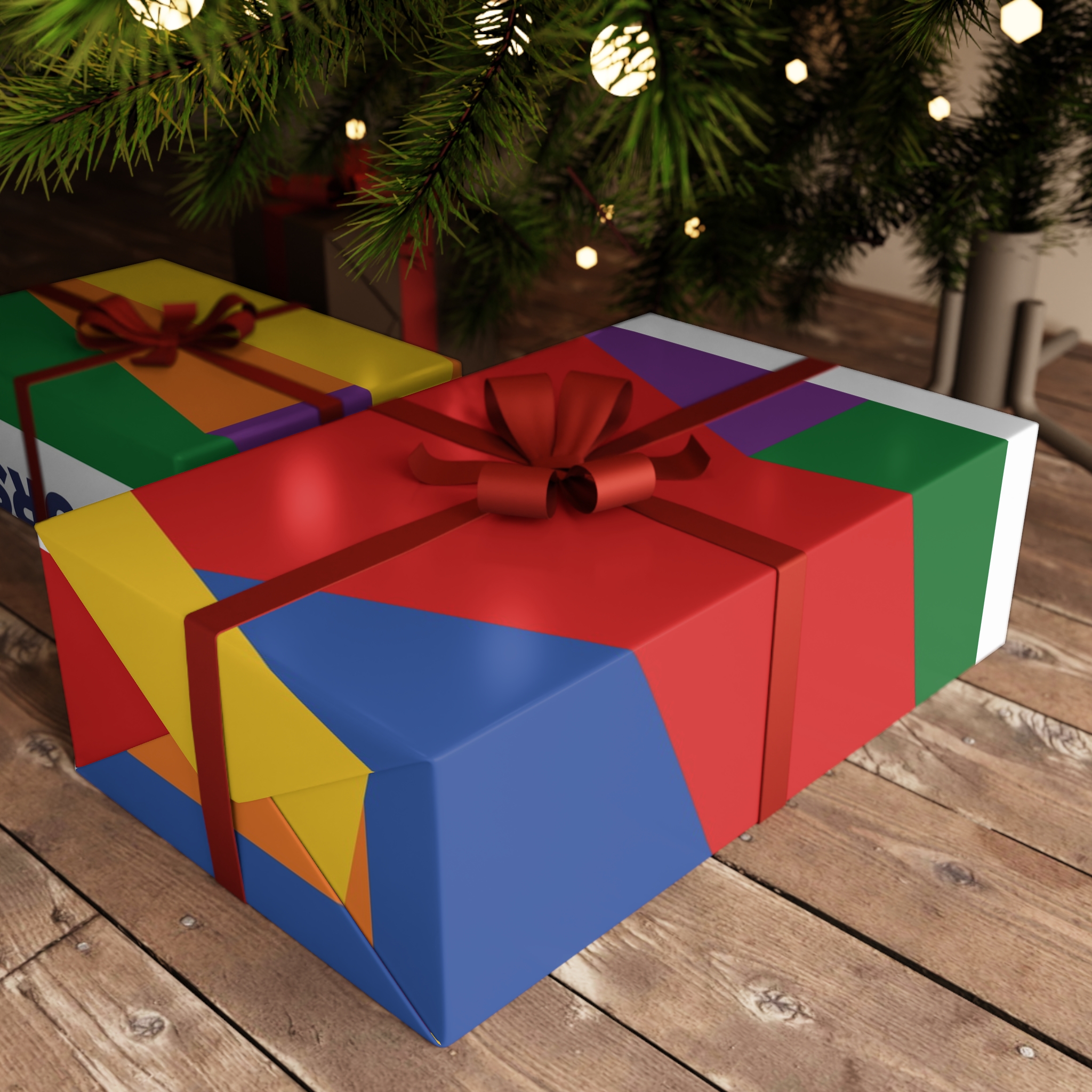 Lgbt Pride Month June Lesbian Gay Bisexual Transgender Lgbtq Flag Rainbow Vector(2) Gift Wrapping Paper Sheets 1pc - Image 3