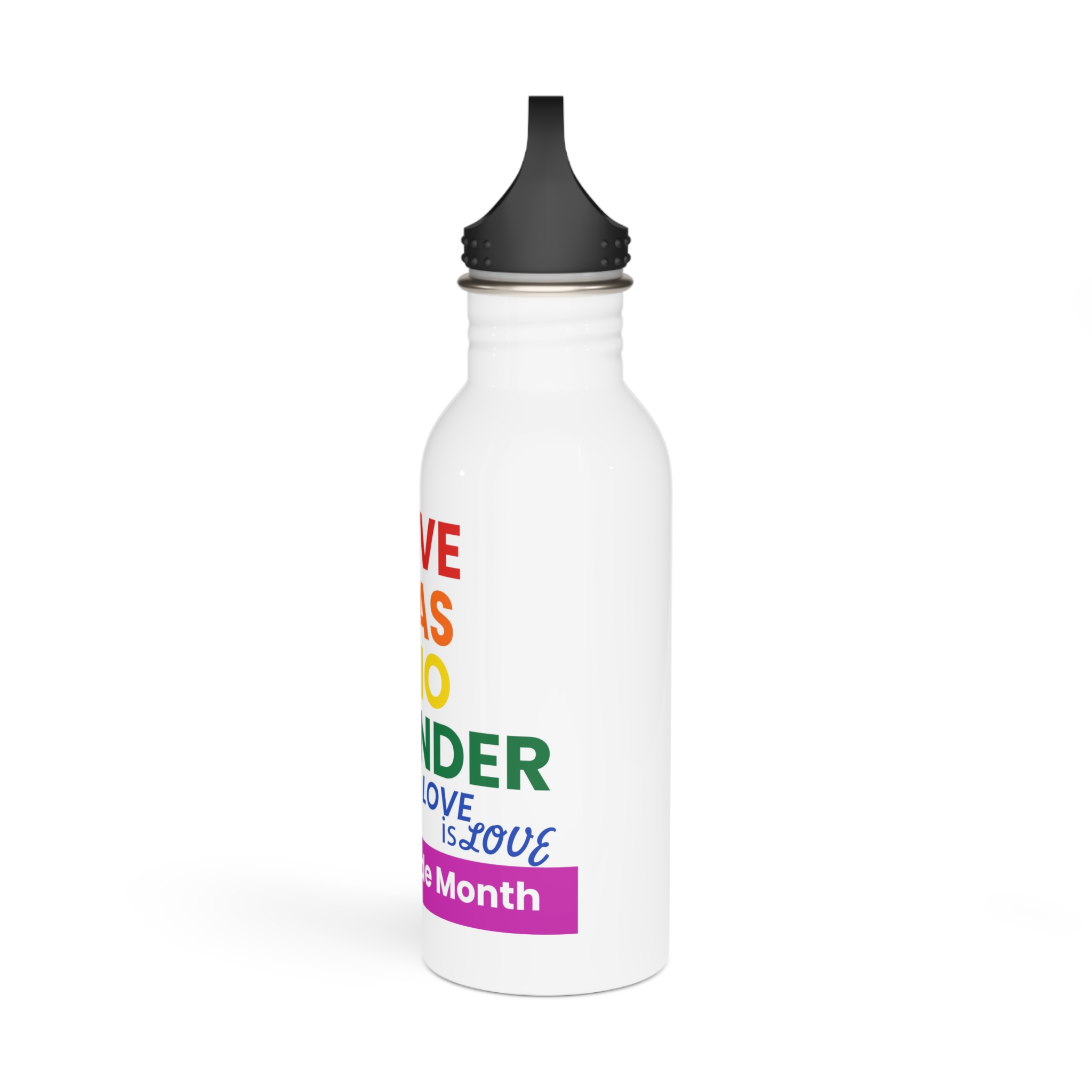 Creativesmoke Lgbtq 8 Stainless Steel Water Bottle - Image 4