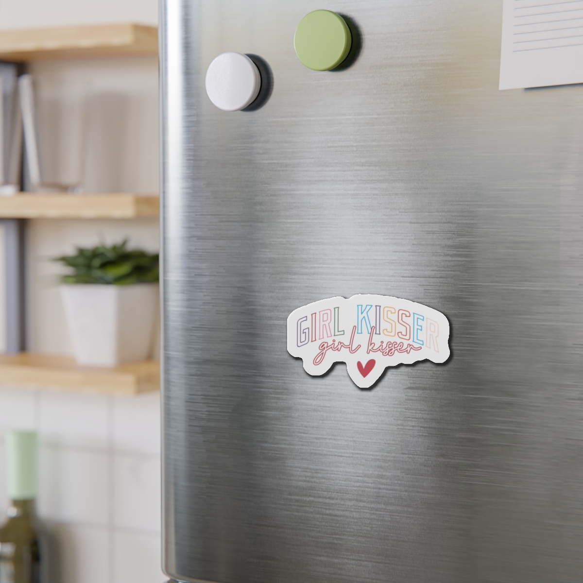 Girl Kisser Die Cut Magnets - Image 9