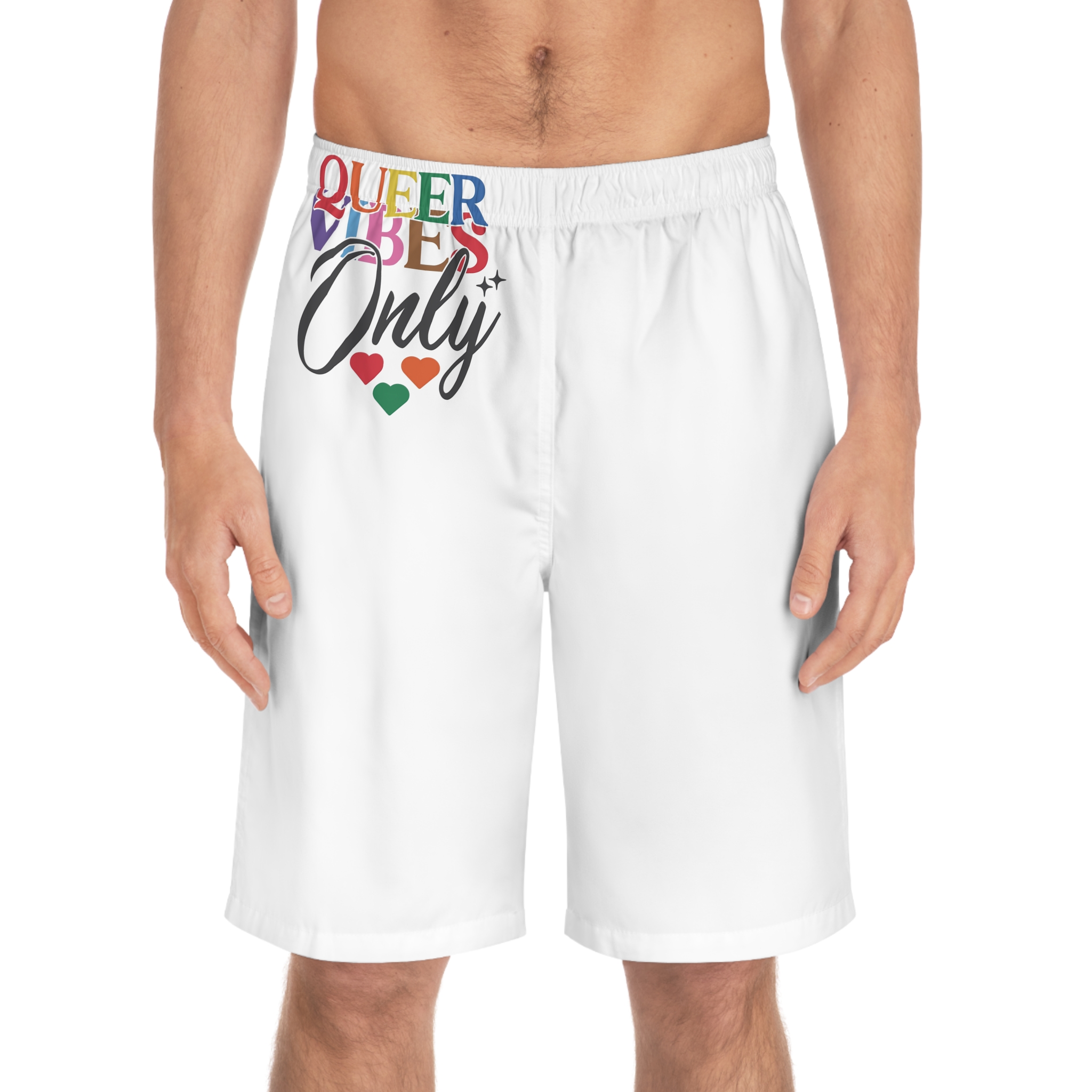 Lgbtq Pride Month Quote Eps Design Vector Pride Design Template(1) Mens Board Shorts Aop - Image 3