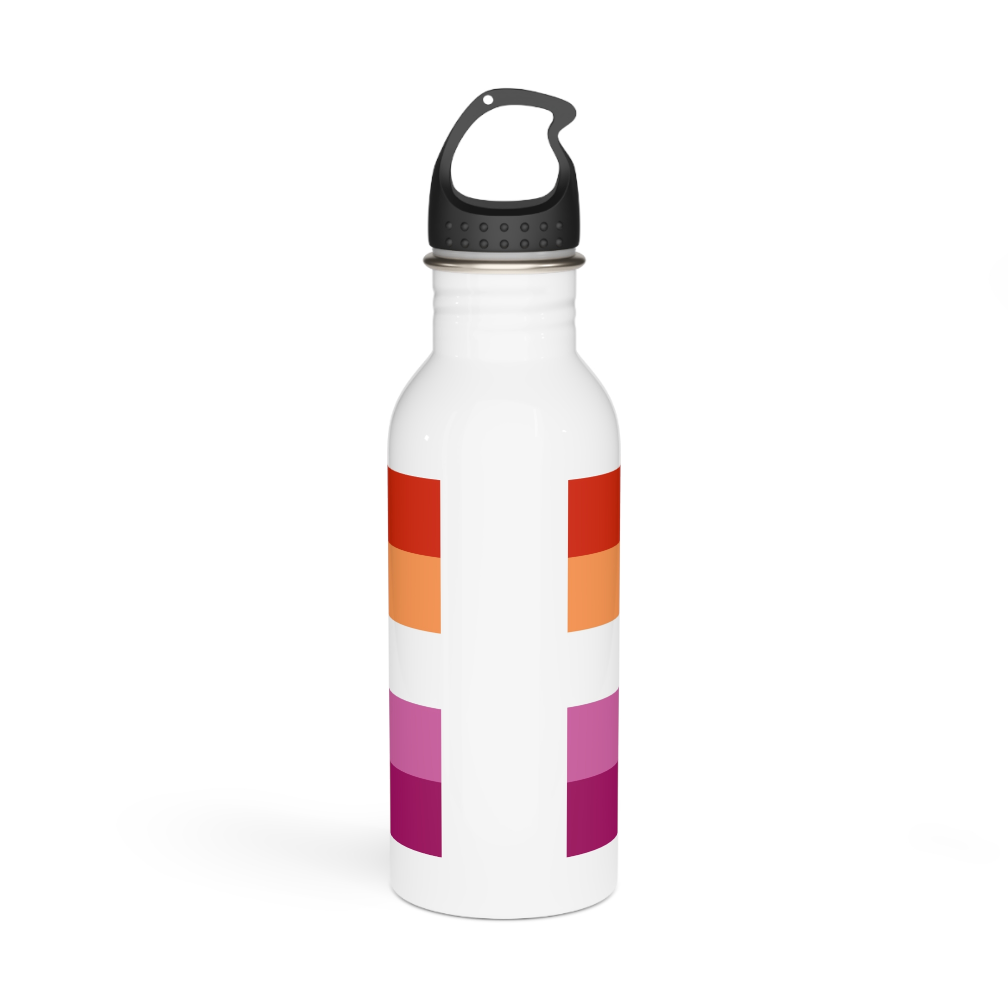 Lesbian Flag Stainless Steel Water Bottle - Image 3