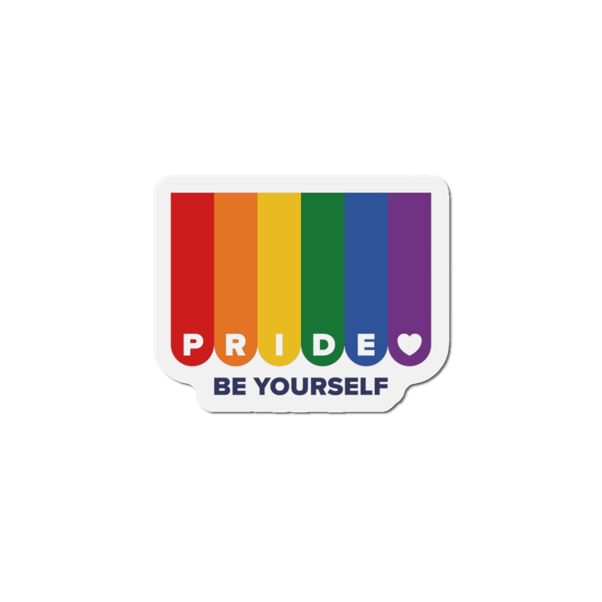 Lgbt Pride Month June Lesbian Gay Bisexual Transgender Lgbtq Flag Rainbow Vector(1) Die Cut Magnets - Image 10