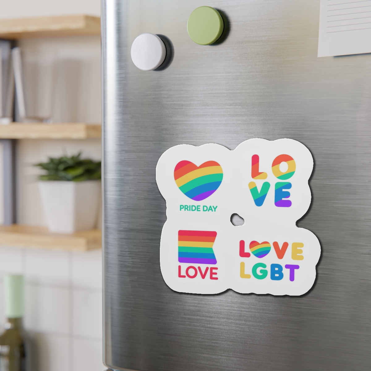 Pride Day Label Collection Theme Die Cut Magnets - Image 15