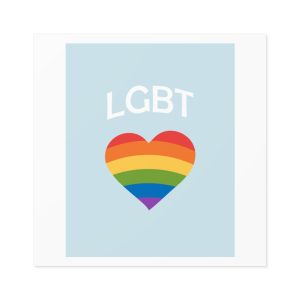 Pride 4 Laminate Stickers Square