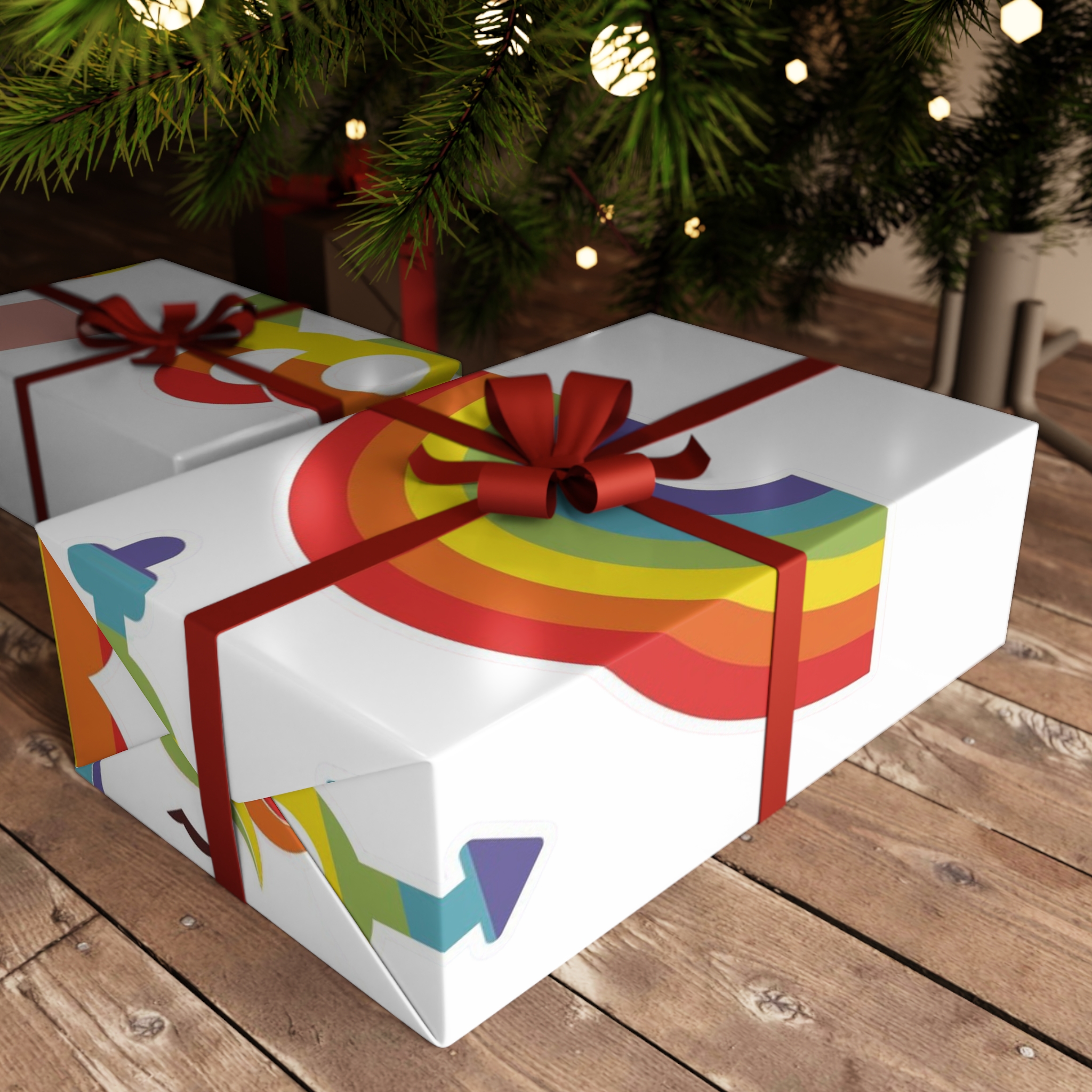 Flat Lgbt Pride Month Elements Collection Gift Wrapping Paper Sheets 1pc - Image 6