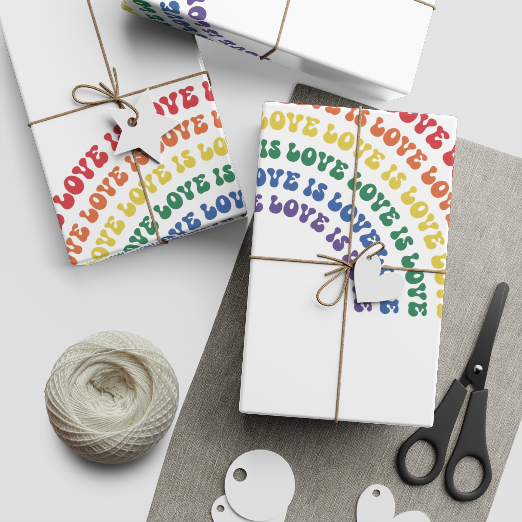 Pride Lgbtq Gay Typography Vector Tshirt Design(1) Gift Wrapping Paper Sheets 1pc - Image 2