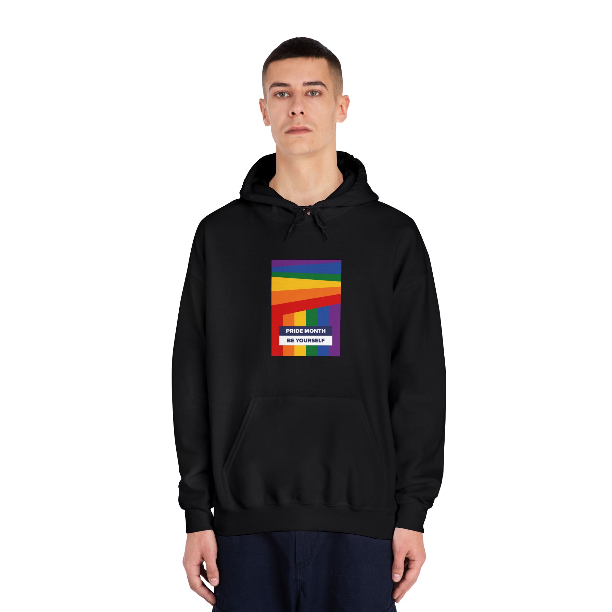 Lgbt Pride Month June Lesbian Gay Bisexual Transgender Lgbtq Flag Rainbow Vector(2)2 Unisex Dryblend Hooded Sweatshirt - Image 11