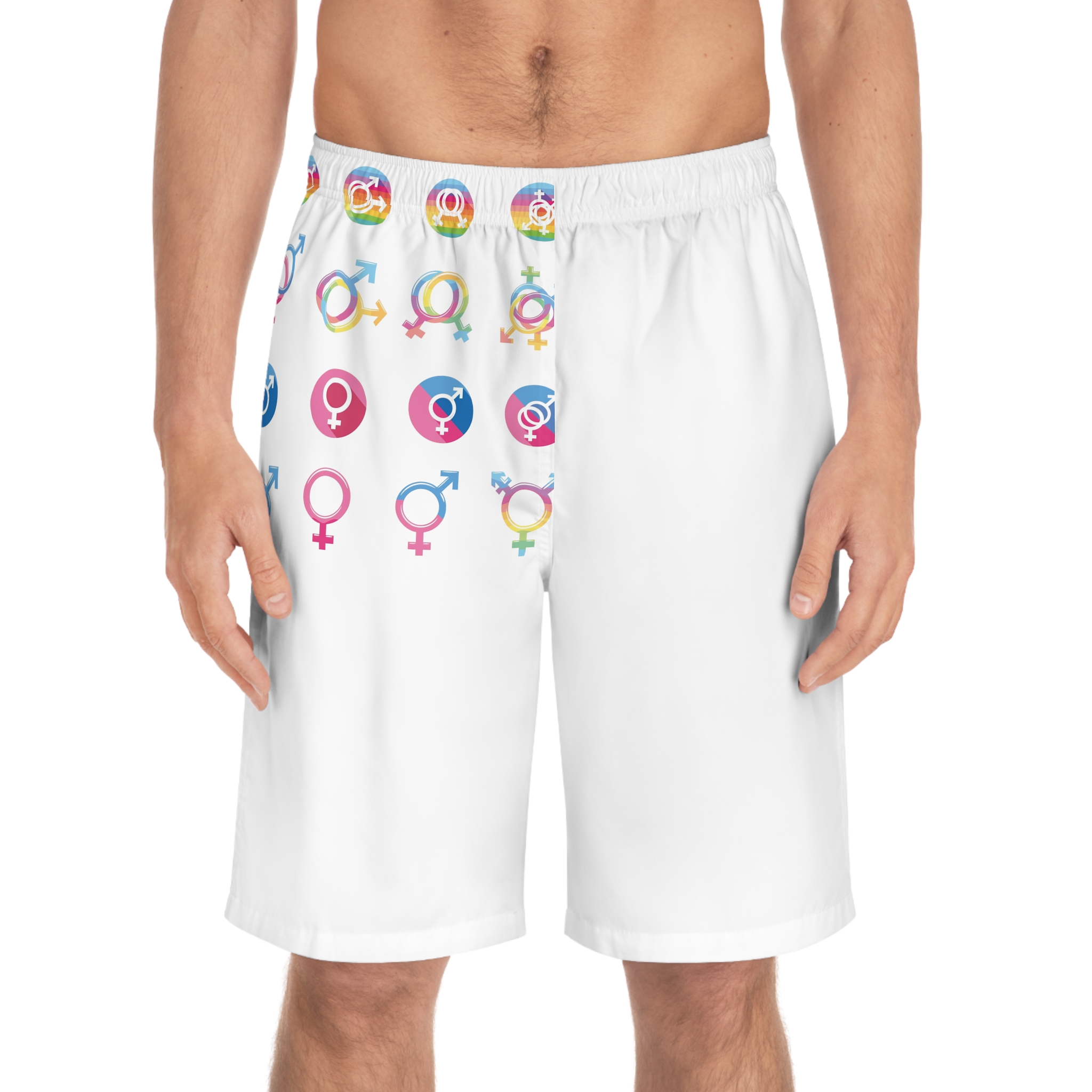 Gender Sexuality Identity Symbols Collection Mens Board Shorts Aop - Image 3