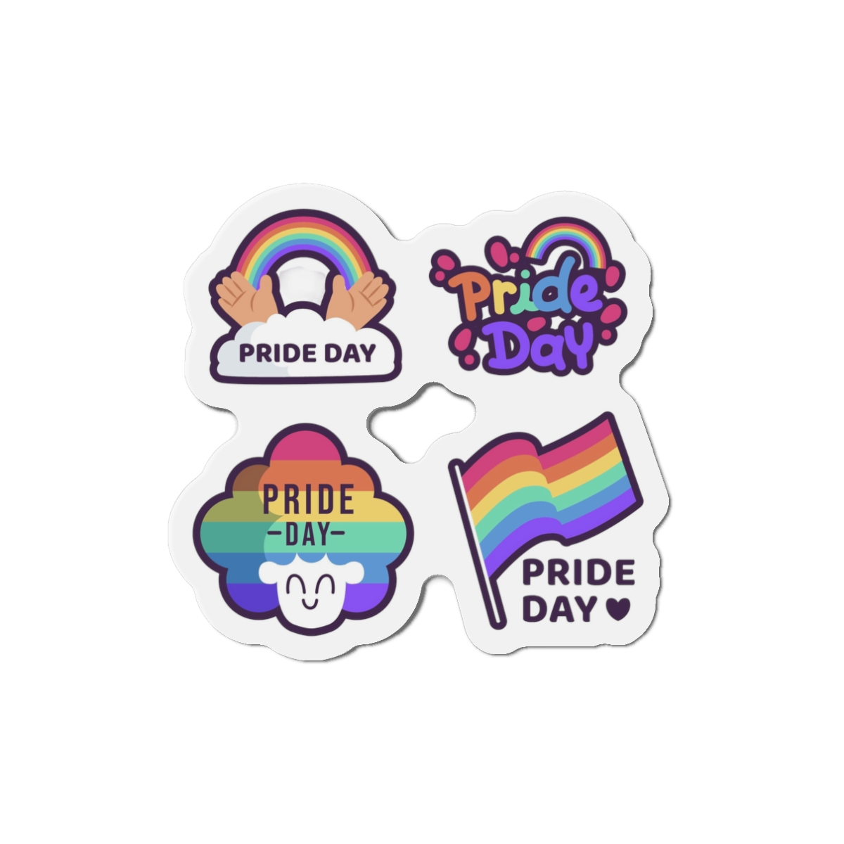 Labels With Pride Day Event Die Cut Magnets - Image 4