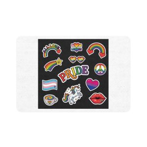 Lesbian Pride Design 17553F Pet Food Mat 12x18