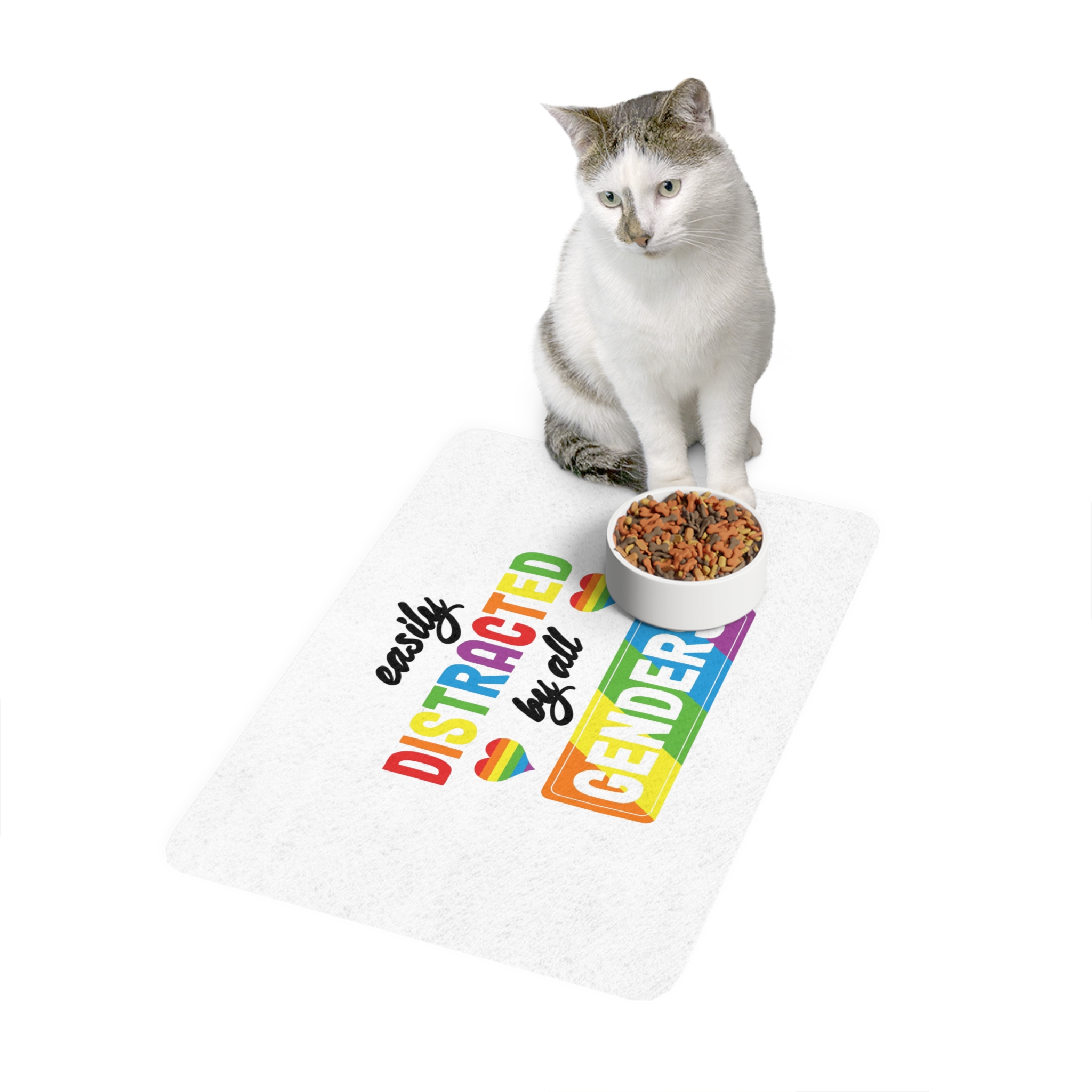 Lgbt Part Svg Tshirt Design Lgbt Part Svg Cut Files Design Lgbt Part Typography Vector Design (1) Pet Food Mat 12x18 - Image 3