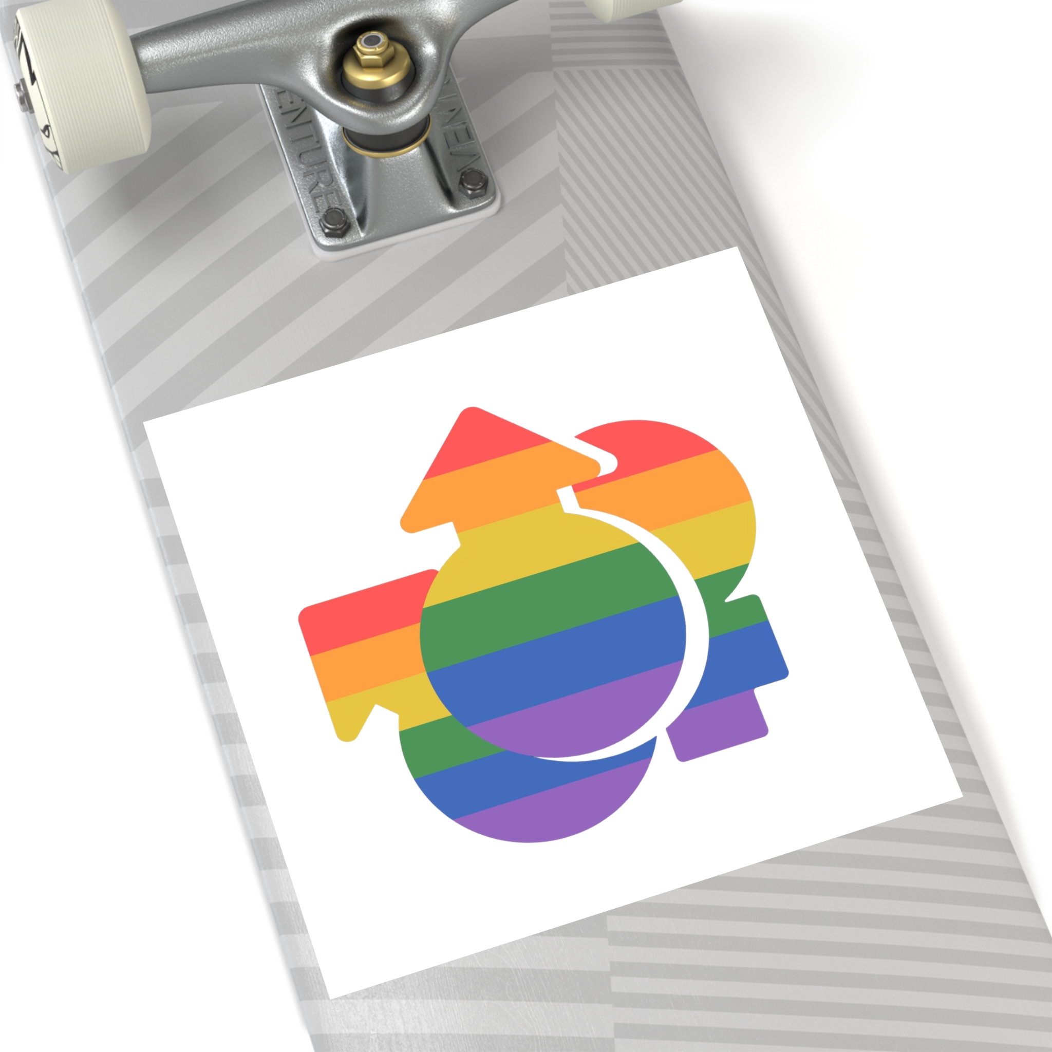 Lgbt Icon Isolated Black Background Lgbt Community Human Rights Concept Vector Flat Illustration Poster Card Banner Laminate Stickers Square - Image 60