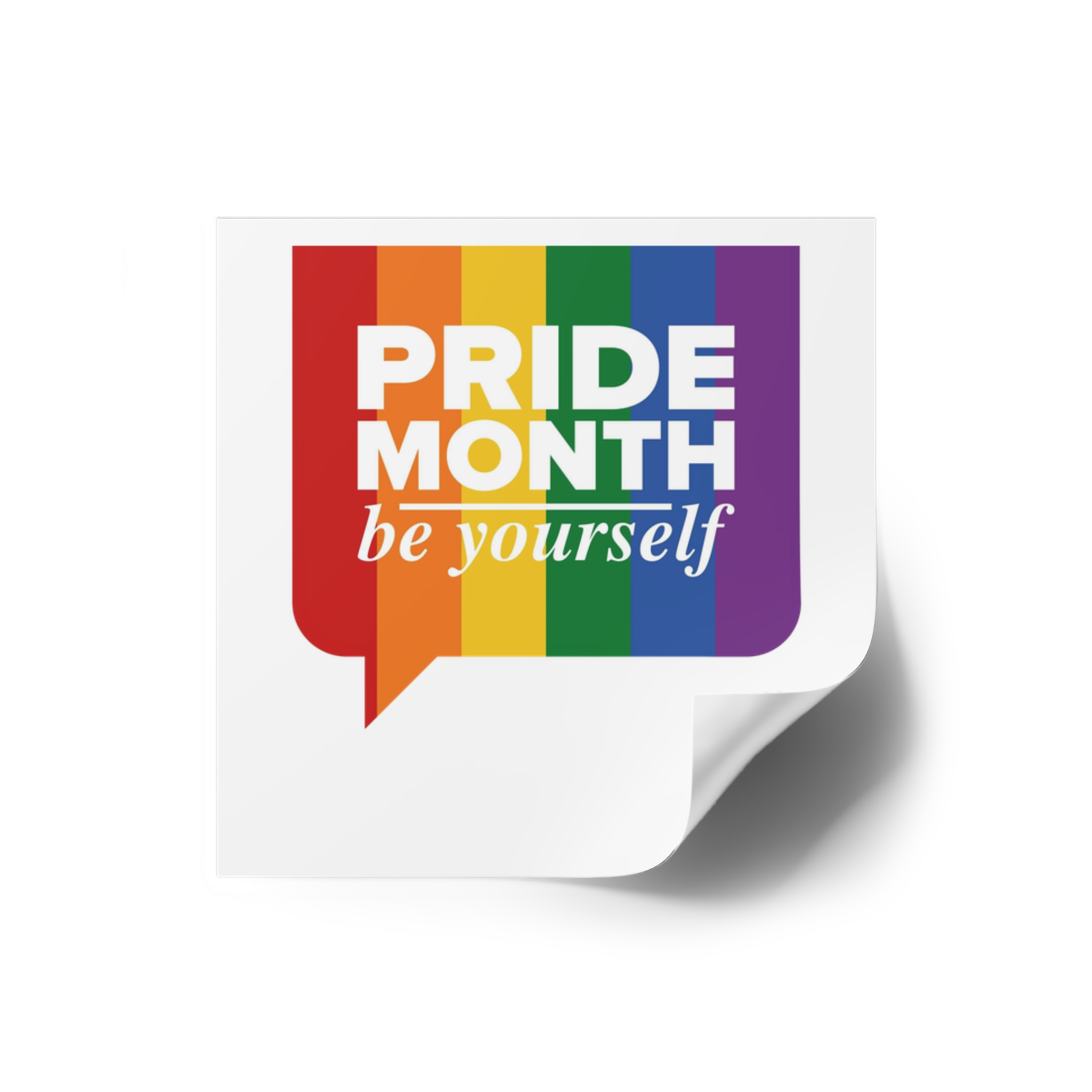 Lgbt Pride Month June Lgbt Flag Rainbow Flag Love Concept Vector Illustration Poster (1) Laminate Stickers Square - Image 66
