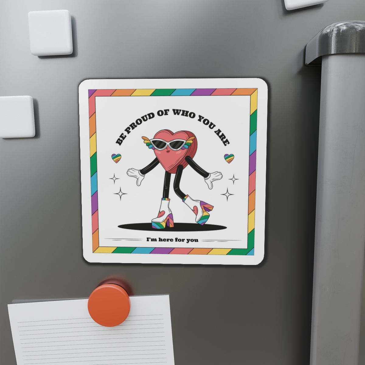 Hand Drawn Illustration Pride Month Celebration(1) Die Cut Magnets - Image 14