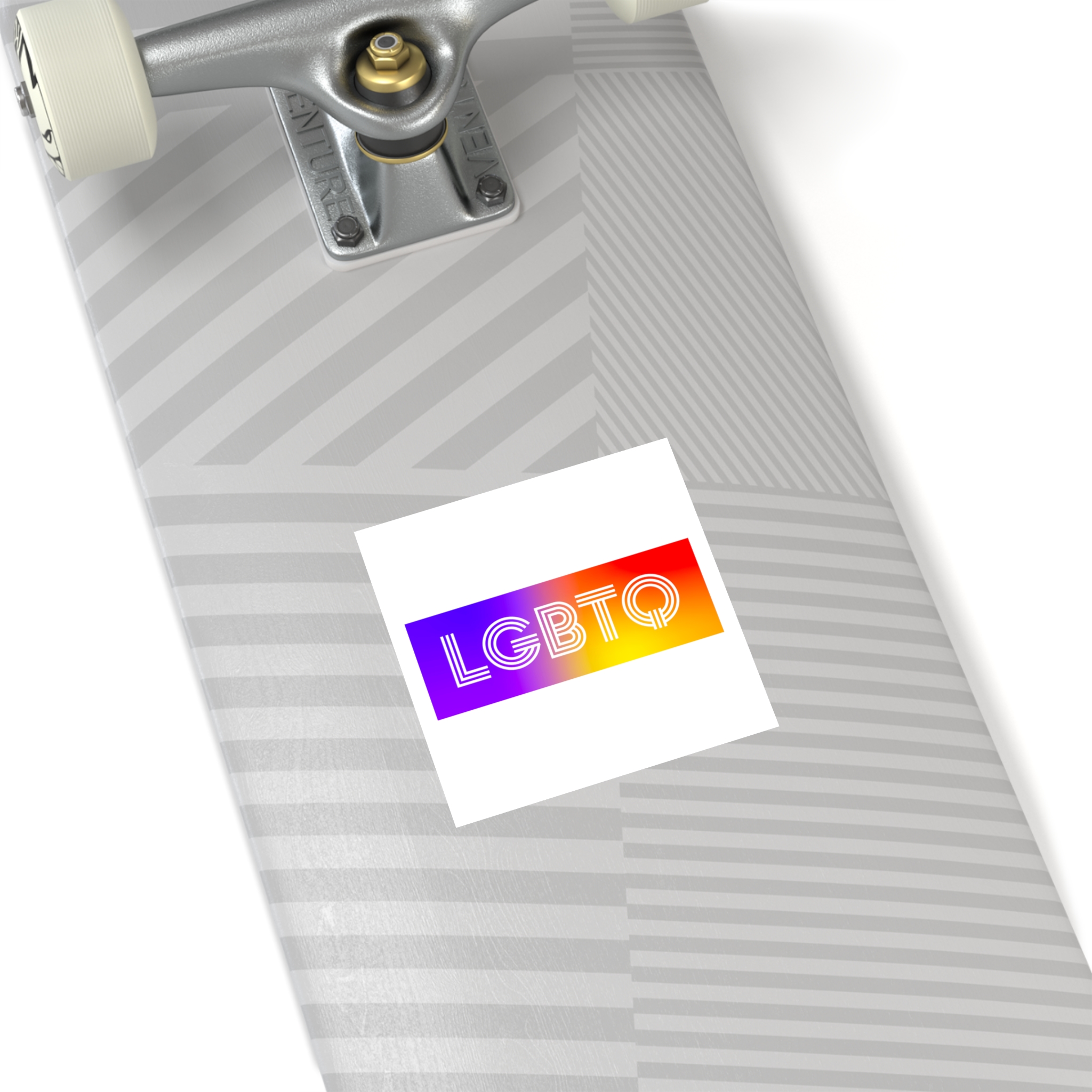 Lgbtq Typography With Rainbow Gradient Background Colorful Vibrant Pride Concept Poster Banner Laminate Stickers Square - Image 32