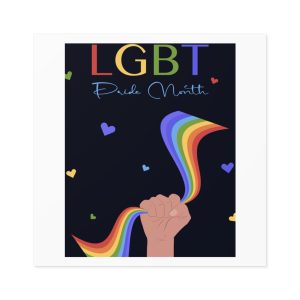 Poster Lgbt Pride Month Laminate Stickers Square