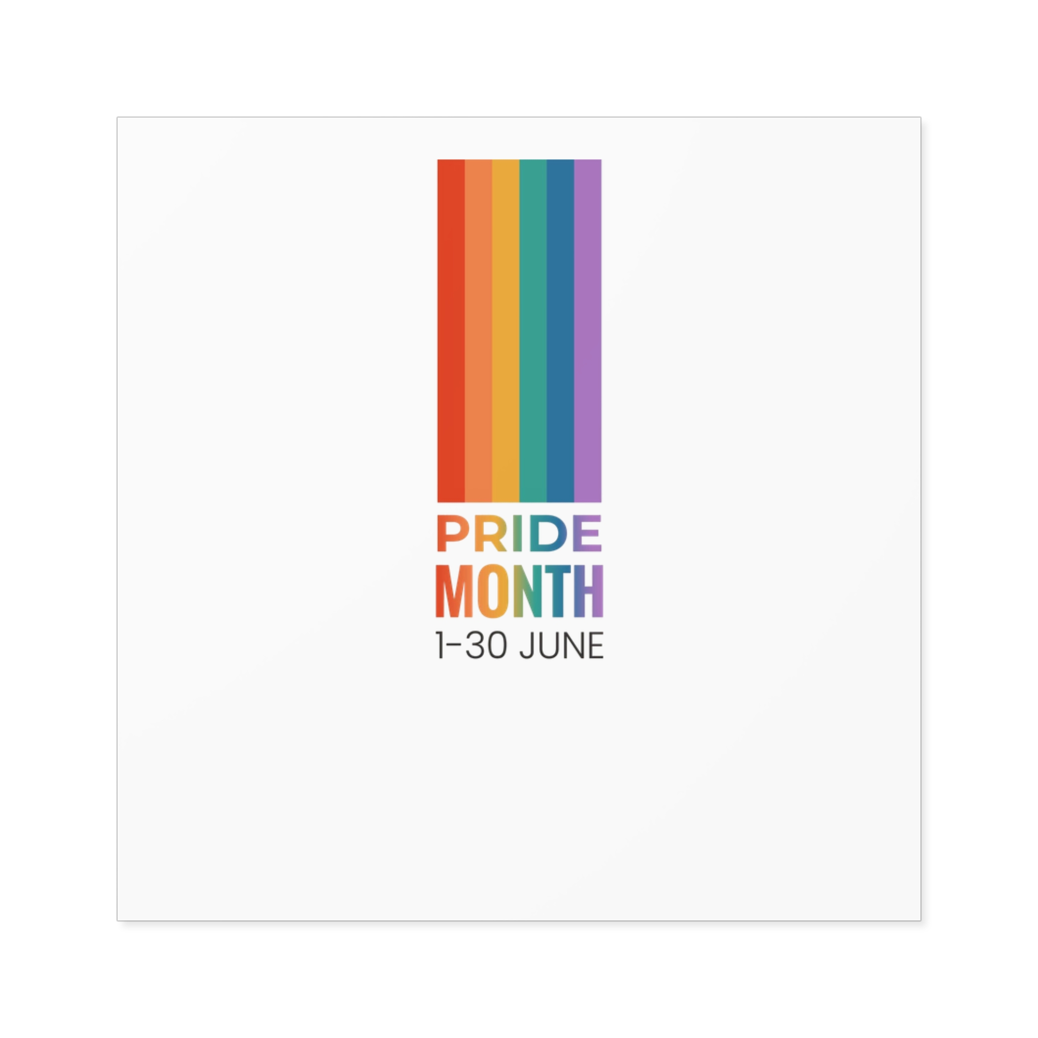 Lgbtq Pride Month Vertical Banner Card Poster Template With Rainbow Gay Parade Celebration Vector Laminate Stickers Square - Image 29