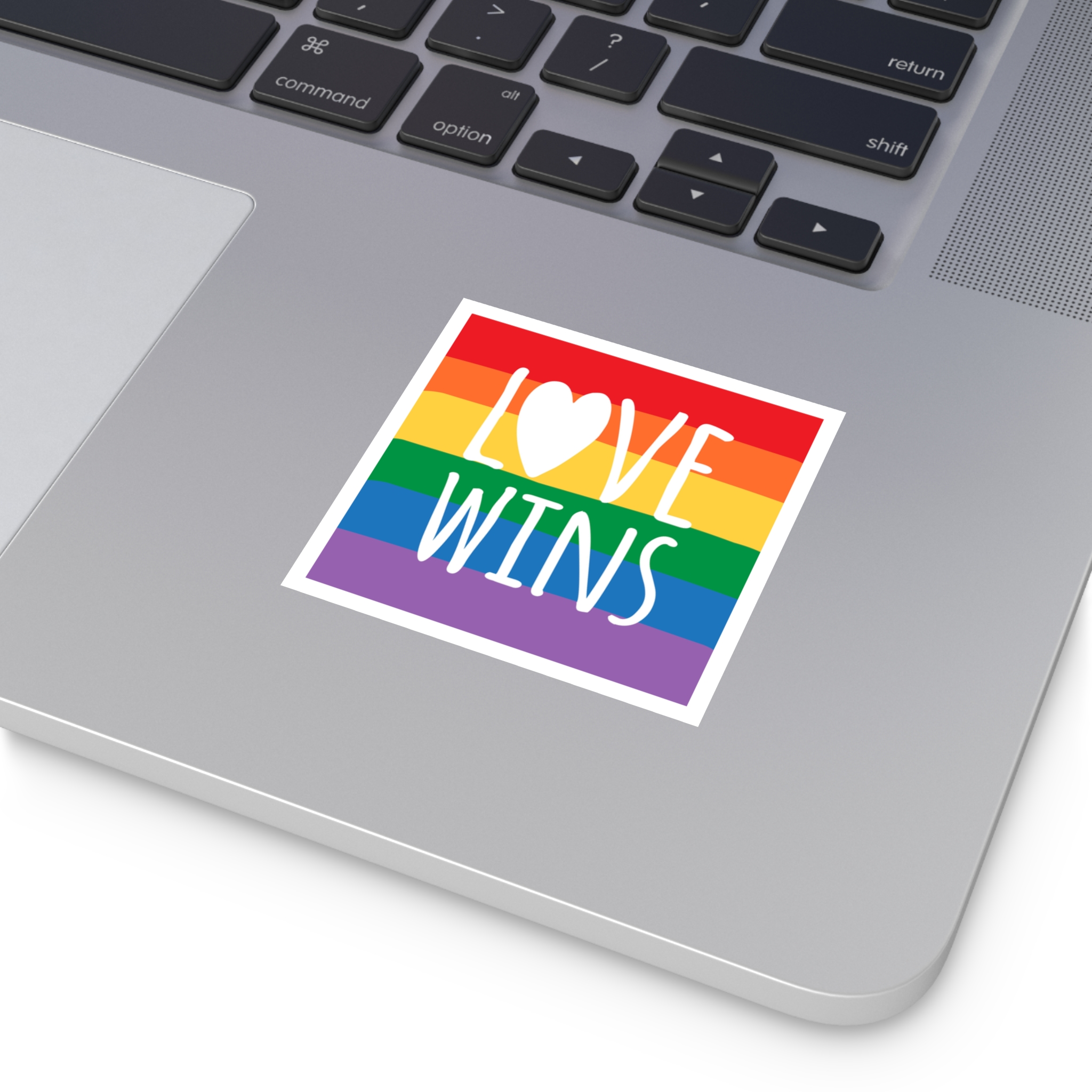 Lovewins Heart Hd 2 Laminate Stickers Square - Image 11