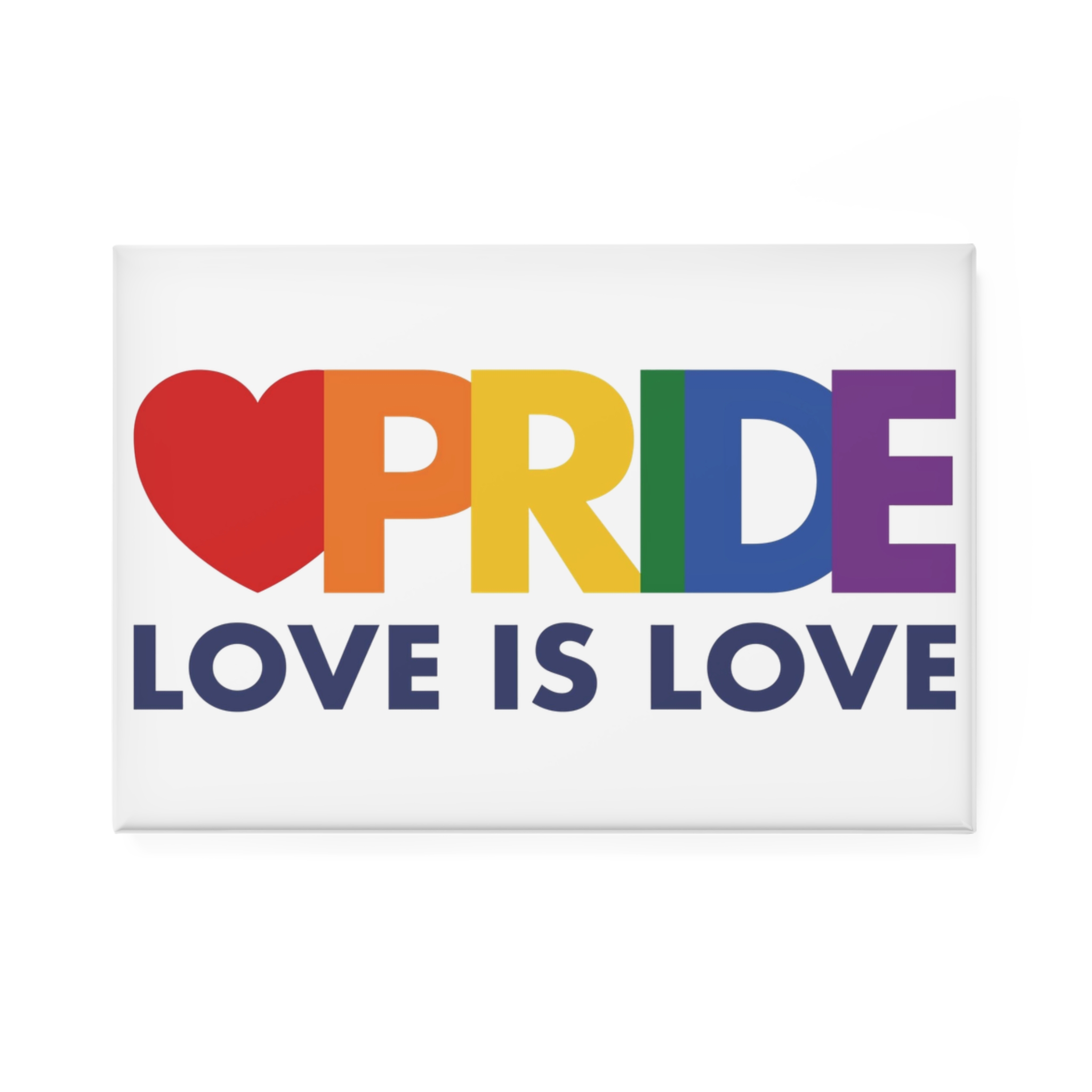 Lgbt Pride Month June 2026 Lesbian Gay Bisexual Transgender Lgbtq Flag Rainbow Love Vector (3) Button Magnet Rectangle 1 And 10 Pcs - Image 5