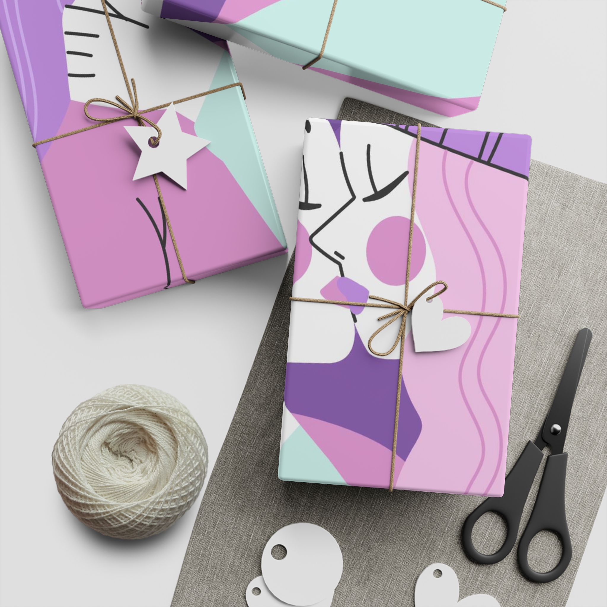 Lesbian Pride Design 025799 Gift Wrapping Paper Sheets 1pc - Image 5