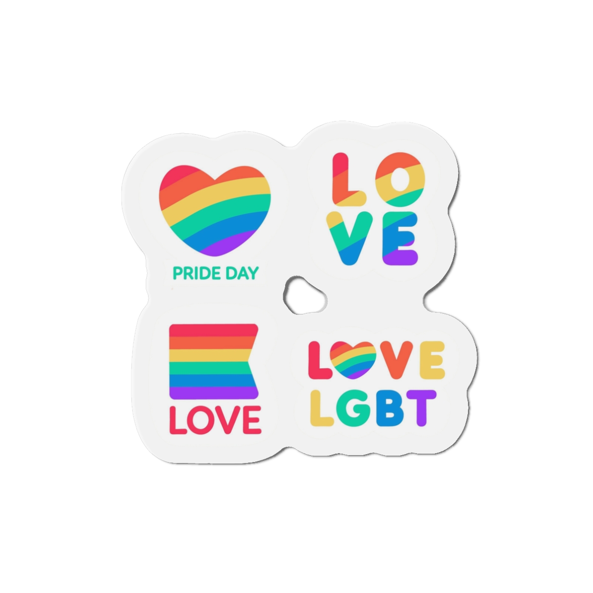 Pride Day Label Collection Theme Die Cut Magnets - Image 4