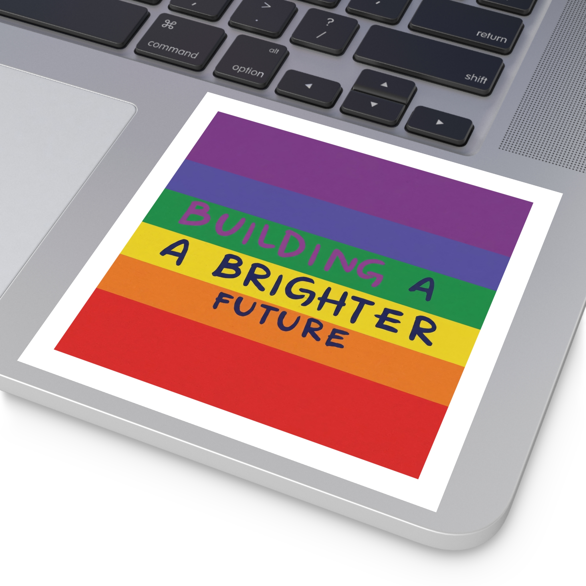Rainbow Lgbt Flag Vector Illustration Pride Month Rainbow Lgbt Flag Vector Illustration Pri Laminate Stickers Square - Image 35