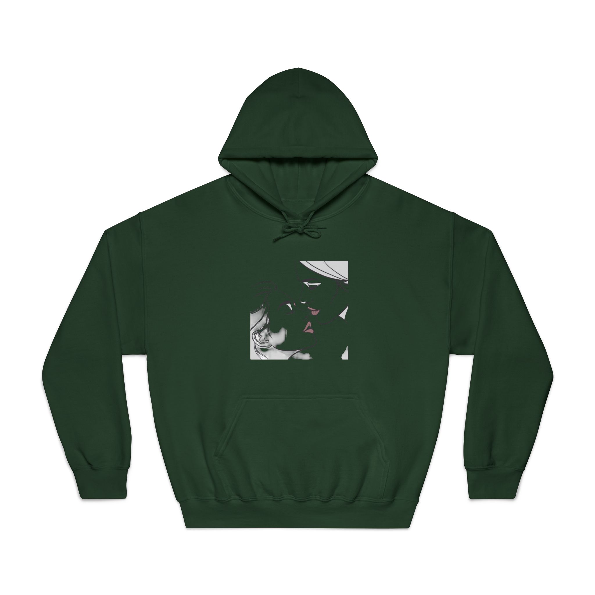 Perfect Lip Set Open Close Smooches Unisex Dryblend Hooded Sweatshirt - Image 21