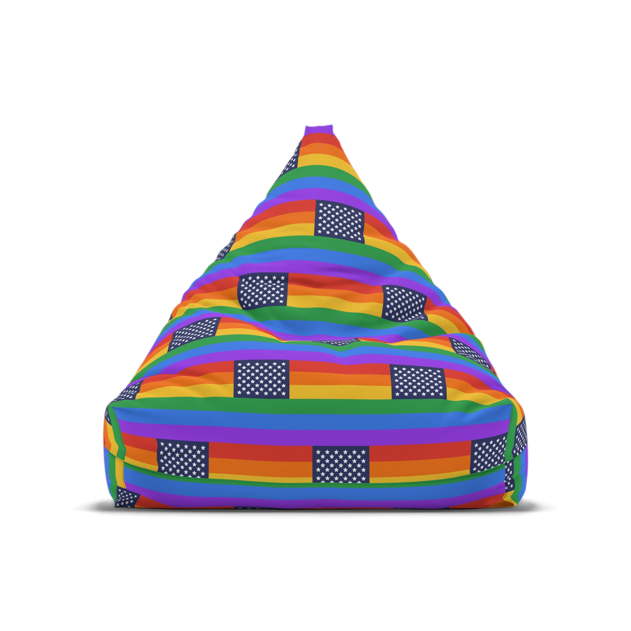 Lgbt Pride Month June Lesbian Gay Bisexual Transgender Lgbtq Flag Rainbow Vector (1) Bean Bag Chair Cover - Image 5