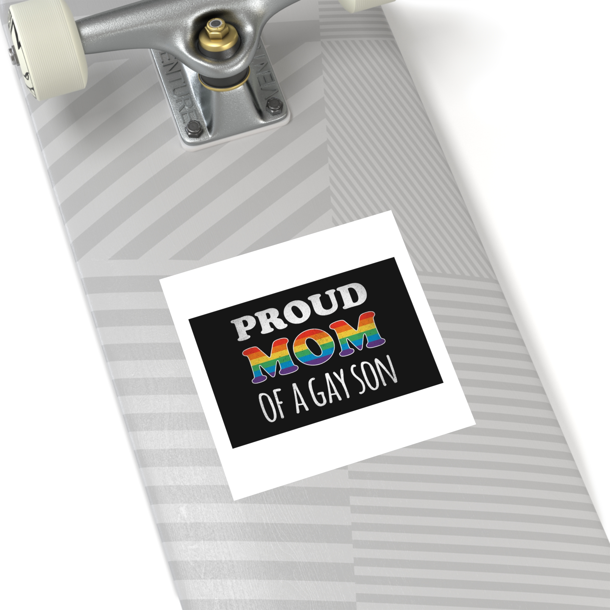 Mother Day Pride Rainbow Typography Vector Premium T Shirt(4) Laminate Stickers Square - Image 48