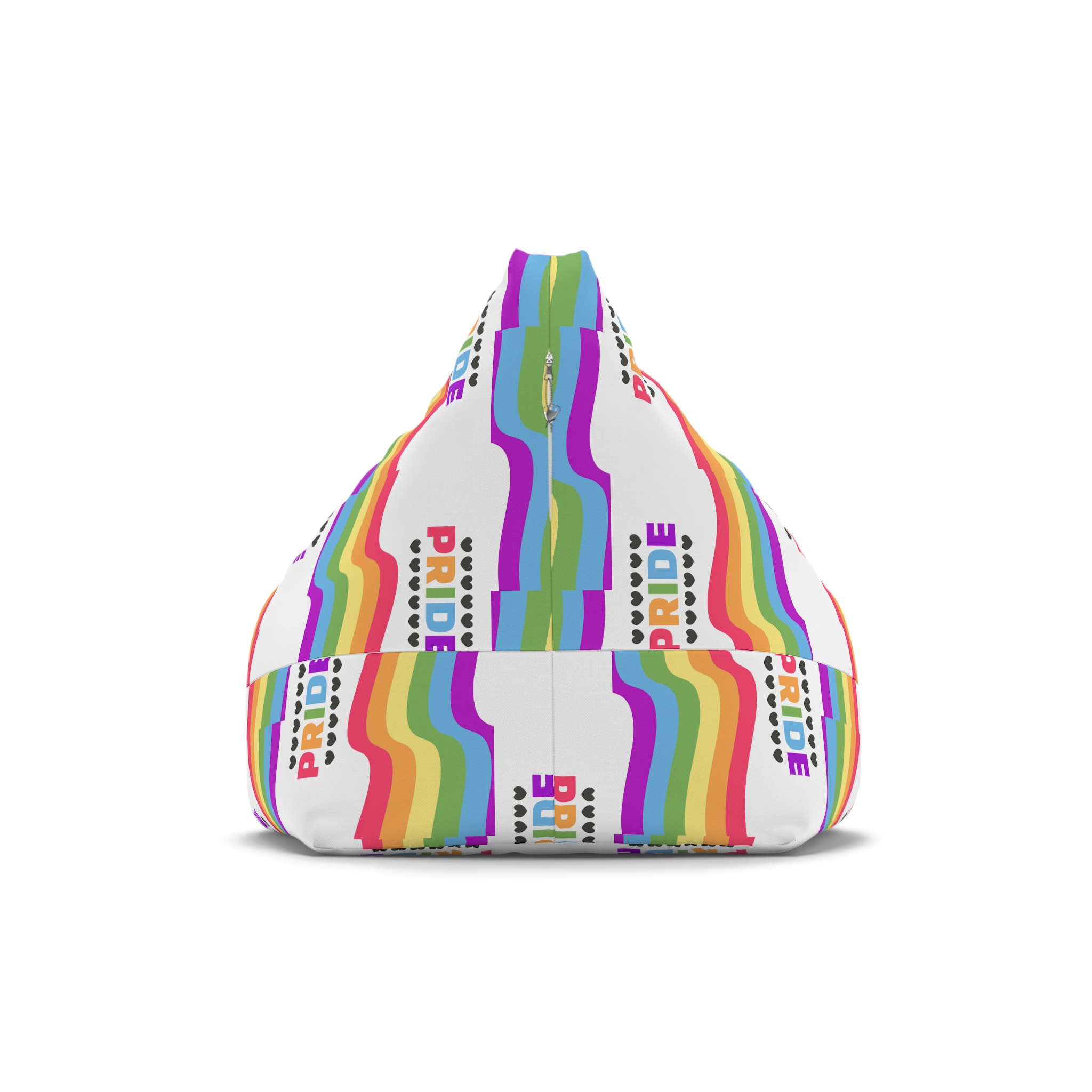 Pride Background With Flag Lgbtq Pride Bean Bag Chair Cover - Image 2