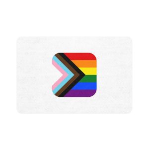 New Pride Flag Lgbtq Vector Illustartion Pet Food Mat 12x18