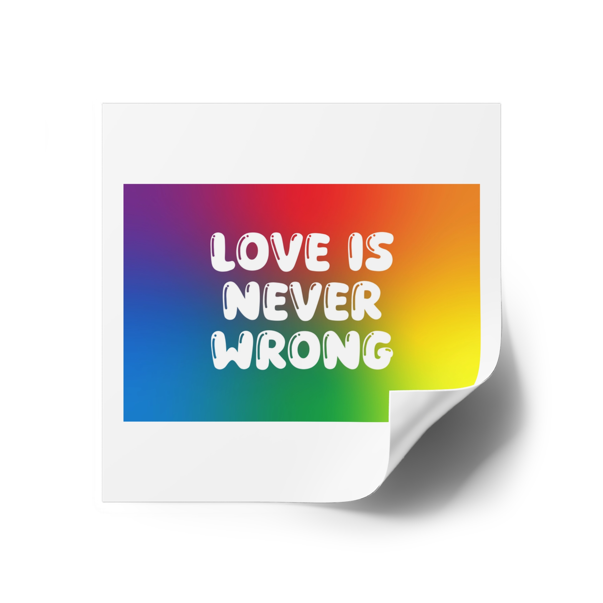 Horizontal Pride Month Vector Background Rainbow Colors Quote Typography Poster Banner Laminate Stickers Square - Image 18