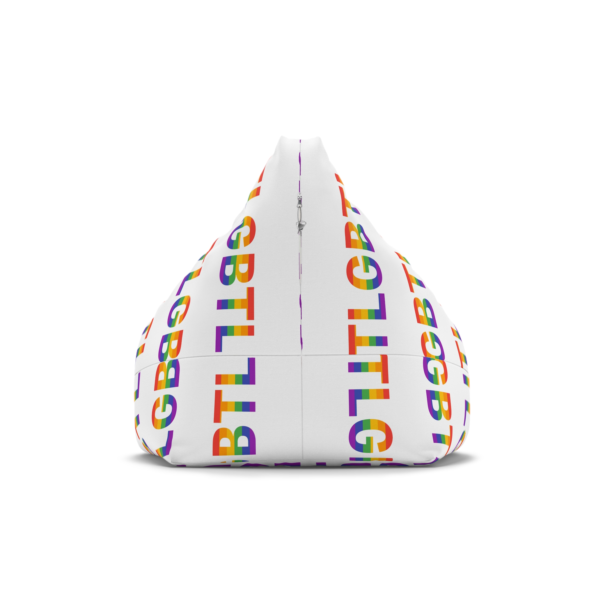 Lgbt Rainbow Colors Lgbt Logo Bean Bag Chair Cover - Image 2