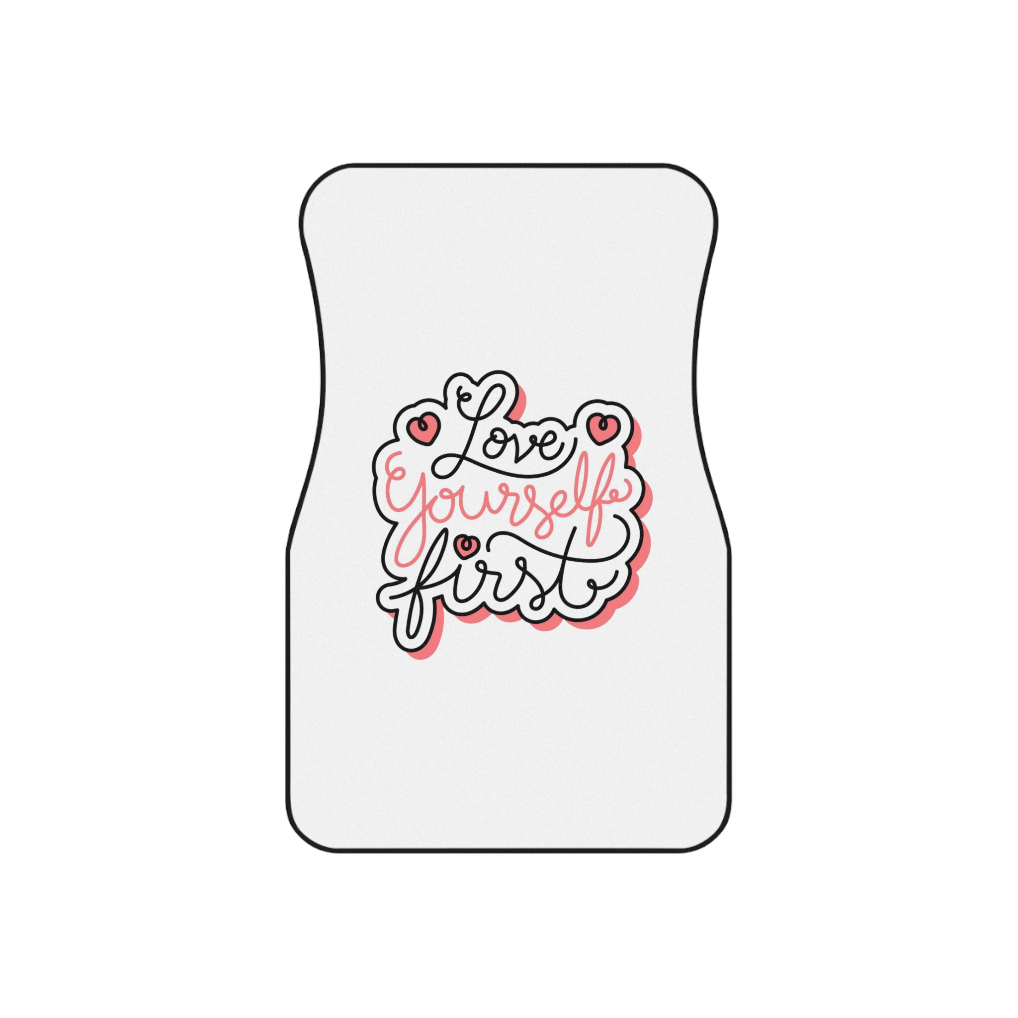 Self Love Lettering Car Mats Set Of 4 - Image 2