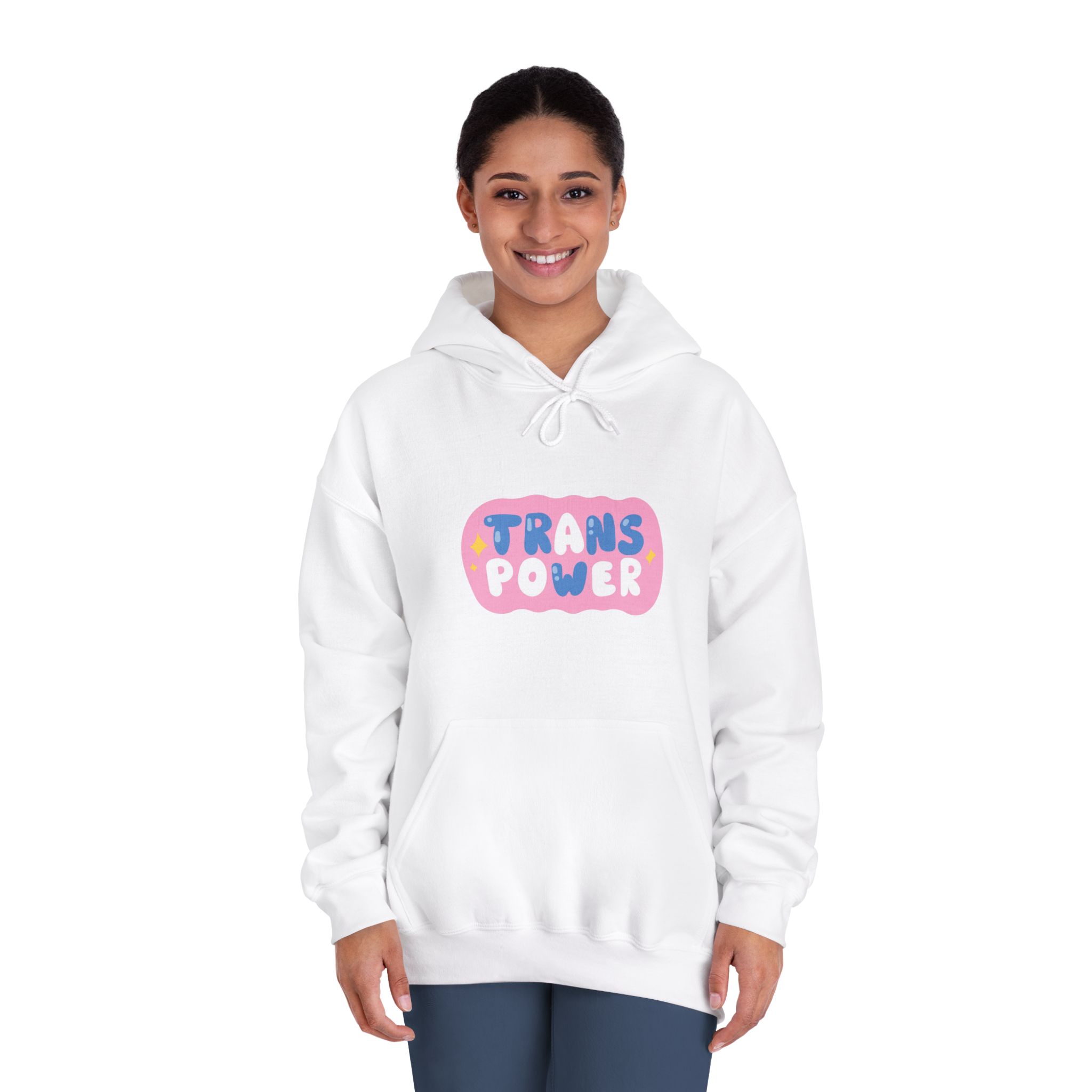 Lgbt Sticker Pack White Background Lgbtq Set Symbol Lgbt Pride Community Rainbow Elements Vector Hand Draw Illustration Hand Drawn Lettering(2) Unisex Dryblend Hooded Sweatshirt - Image 4