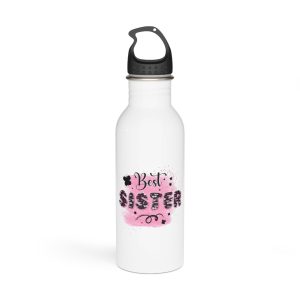 Best Sister Sublimation Tshirt Design Sister Tshirt Design Stainless Steel Water Bottle
