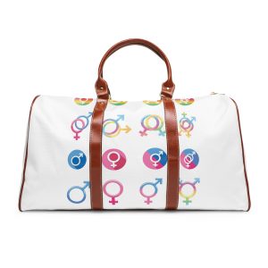 Gender Sexuality Identity Symbols Collection Waterproof Travel Bag