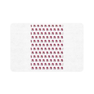 Vactor Seamleass Love Valentines Theme Calendar Pet Food Mat 12x18