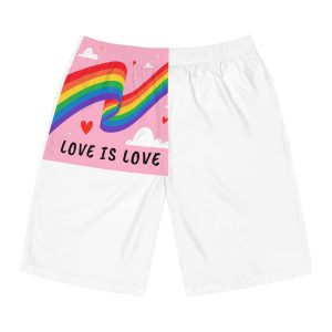 Colorful Flag Pride Day Mens Board Shorts Aop