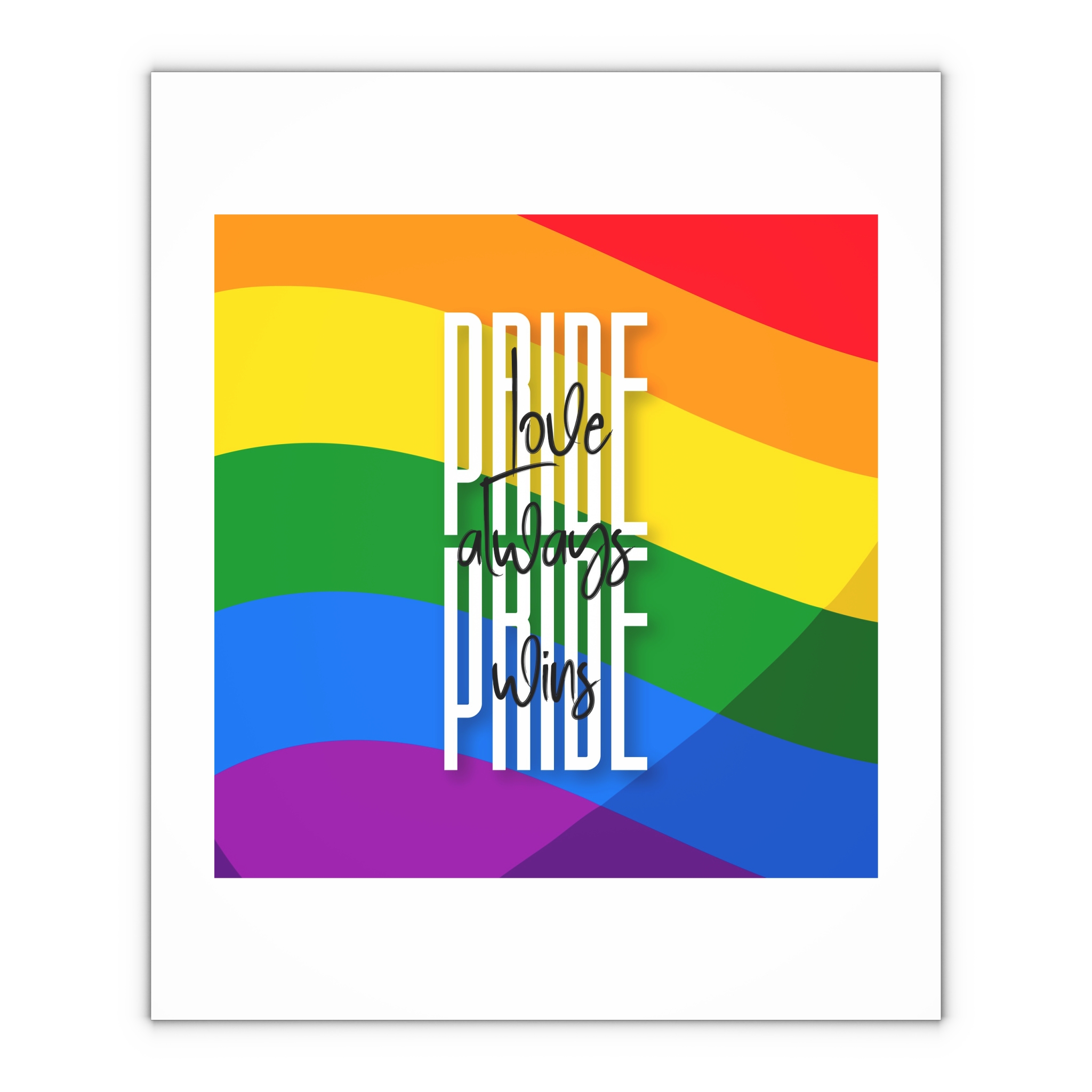 Pride Design 2 Gift Wrapping Paper Sheets 1pc - Image 4