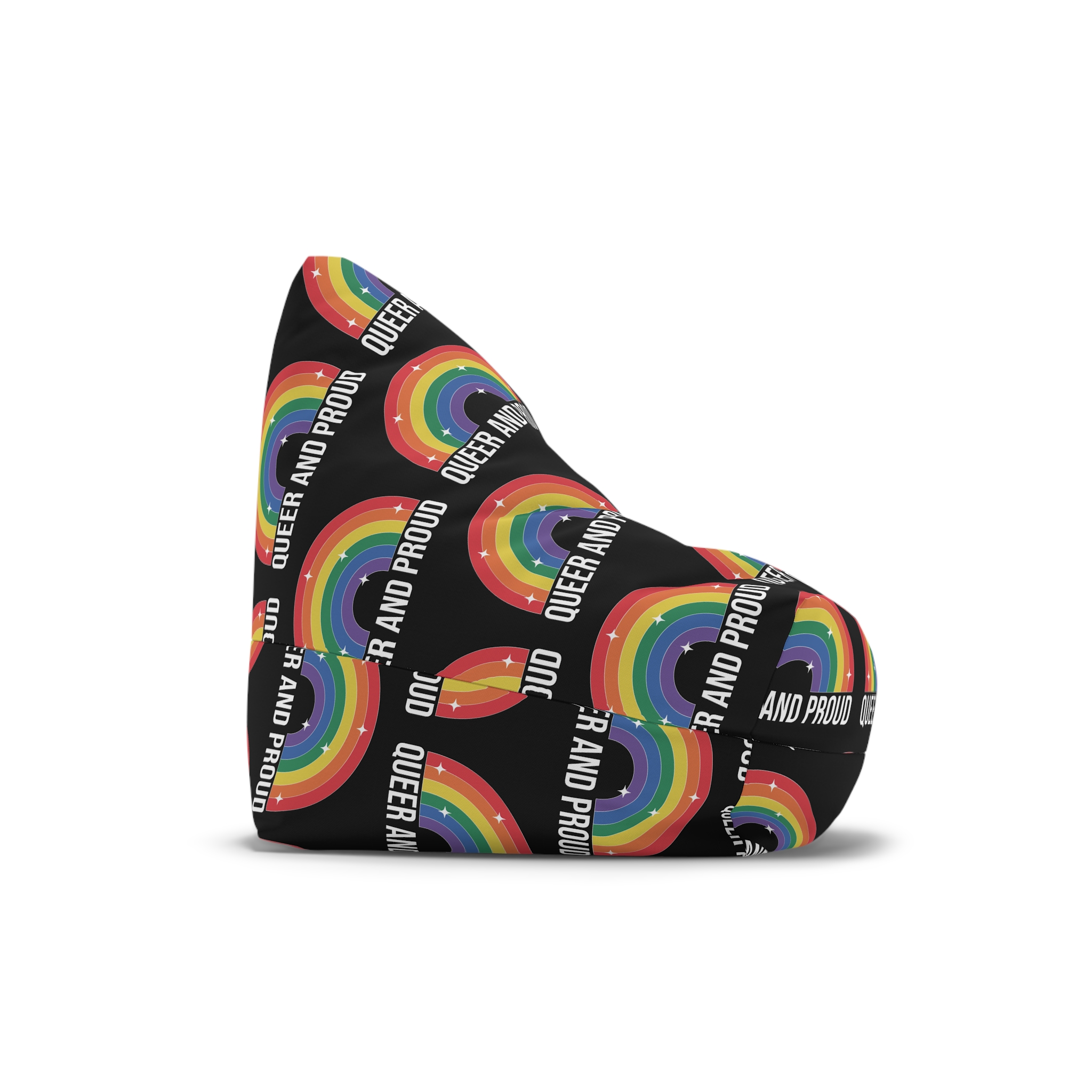 Pride Lgbtq Gay Typography Vector Tshirt Design(10) Bean Bag Chair Cover - Image 3