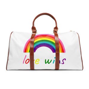 Colorful Rainbow Shape Intersex Pride Flag Happy Pride Day Lgbtqia Community Pride Month Vector Hand Drawn Doodle Posters Stickers Logo Cards Waterproof Travel Bag