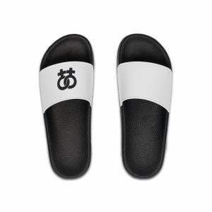 Silhouette Female Homosexual Venus Symbol Gender Pictogram Vector Illustration Mens Slide Sandals