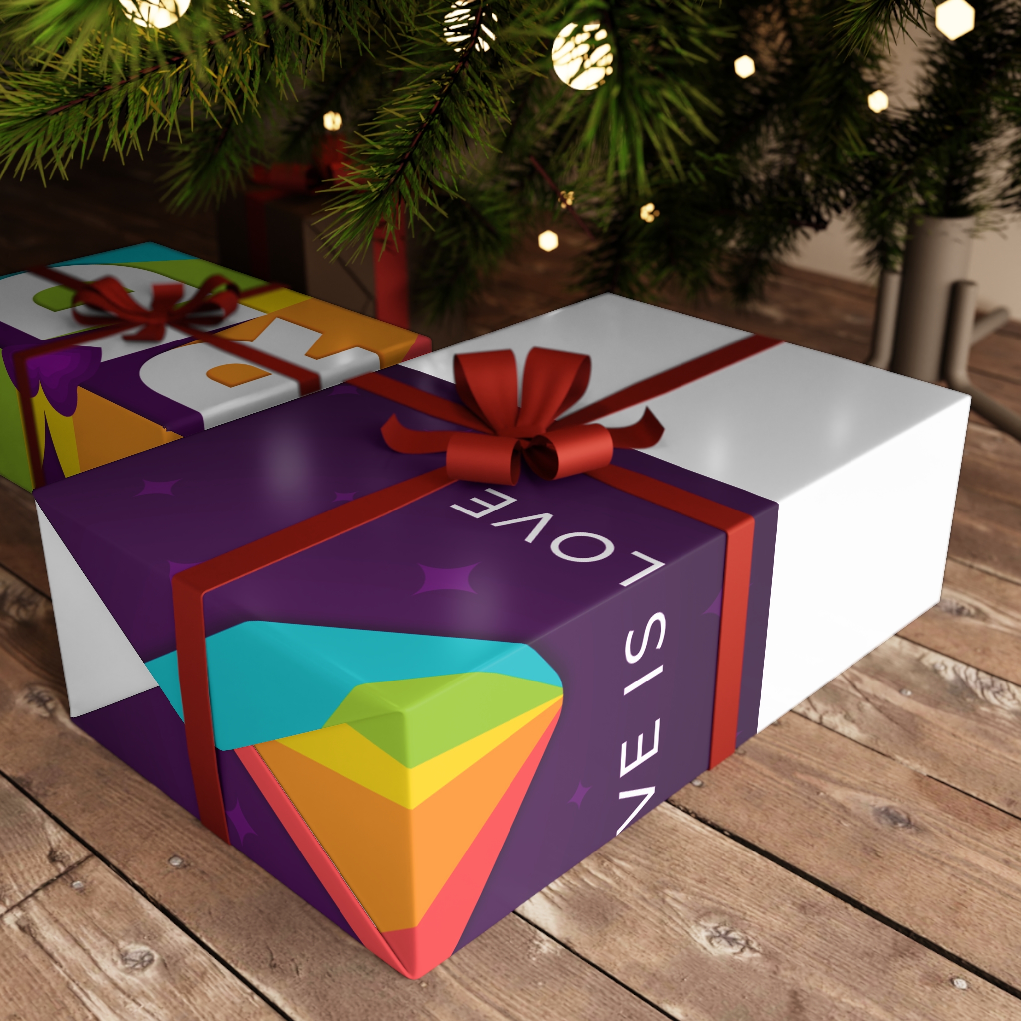 Colorful Pride Day Concept Gift Wrapping Paper Sheets 1pc - Image 3