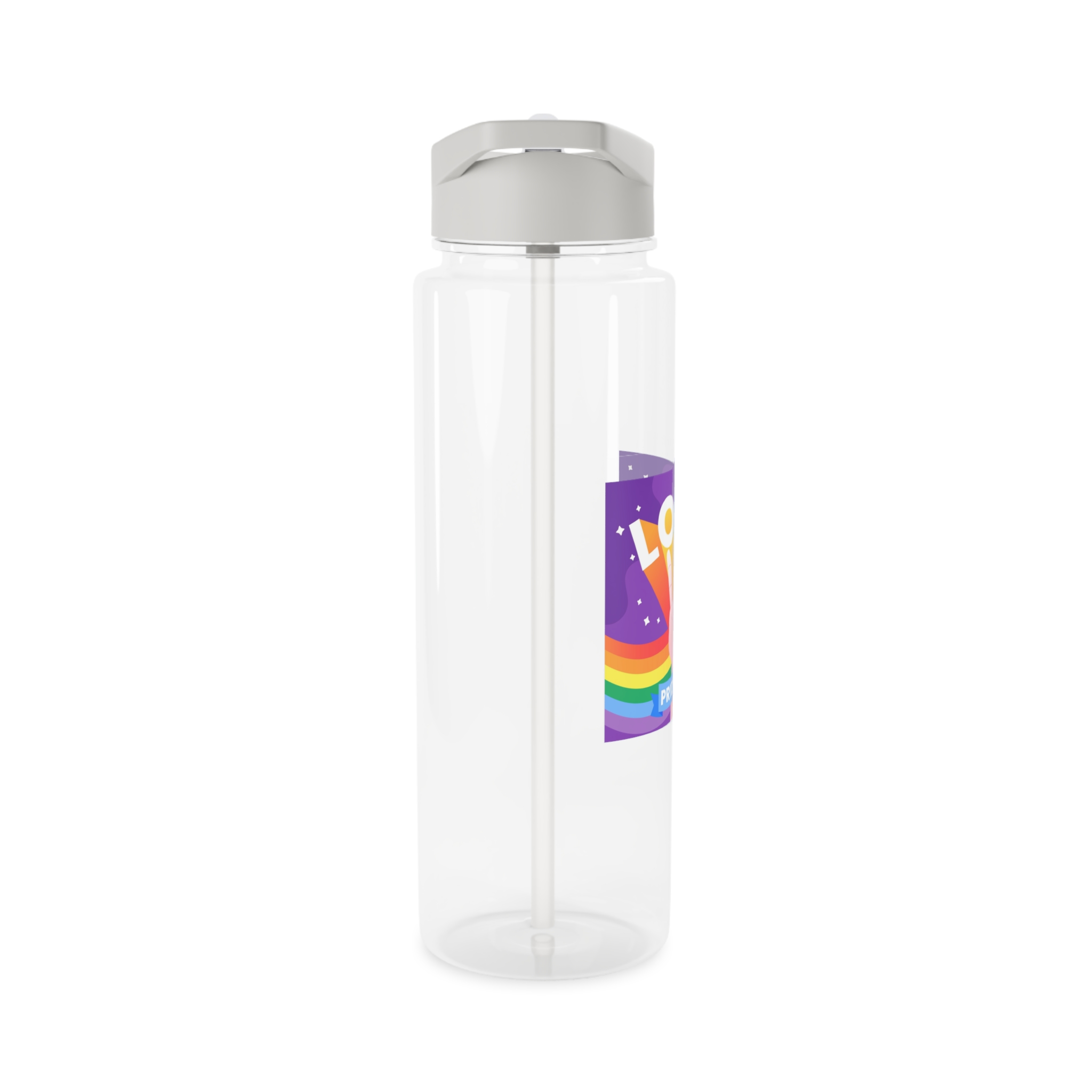 Pride Day Event Message Design Tritan Water Bottle - Image 8