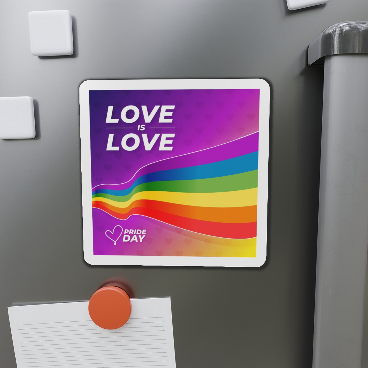Colorful Pride Day Flag Concept Die Cut Magnets - Image 14