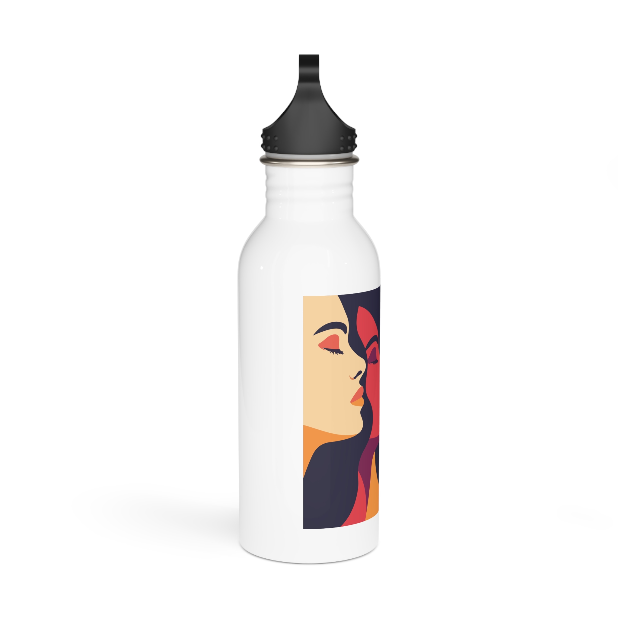 Lesbian Pride Design E09359 Stainless Steel Water Bottle - Image 2