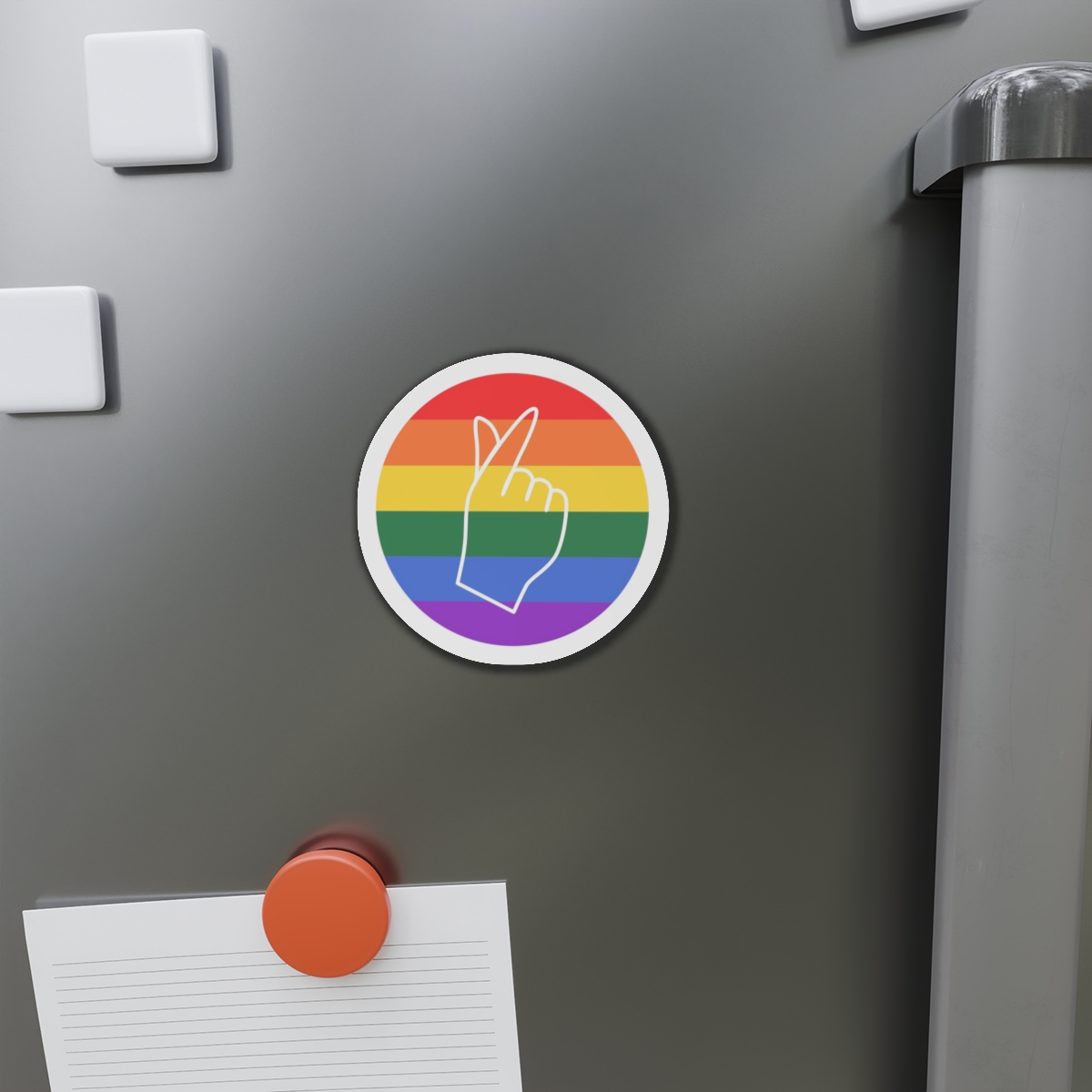 Lgbtq Diversity Rainbow Pride Concept Vector Isolated Illustration Die Cut Magnets - Image 8