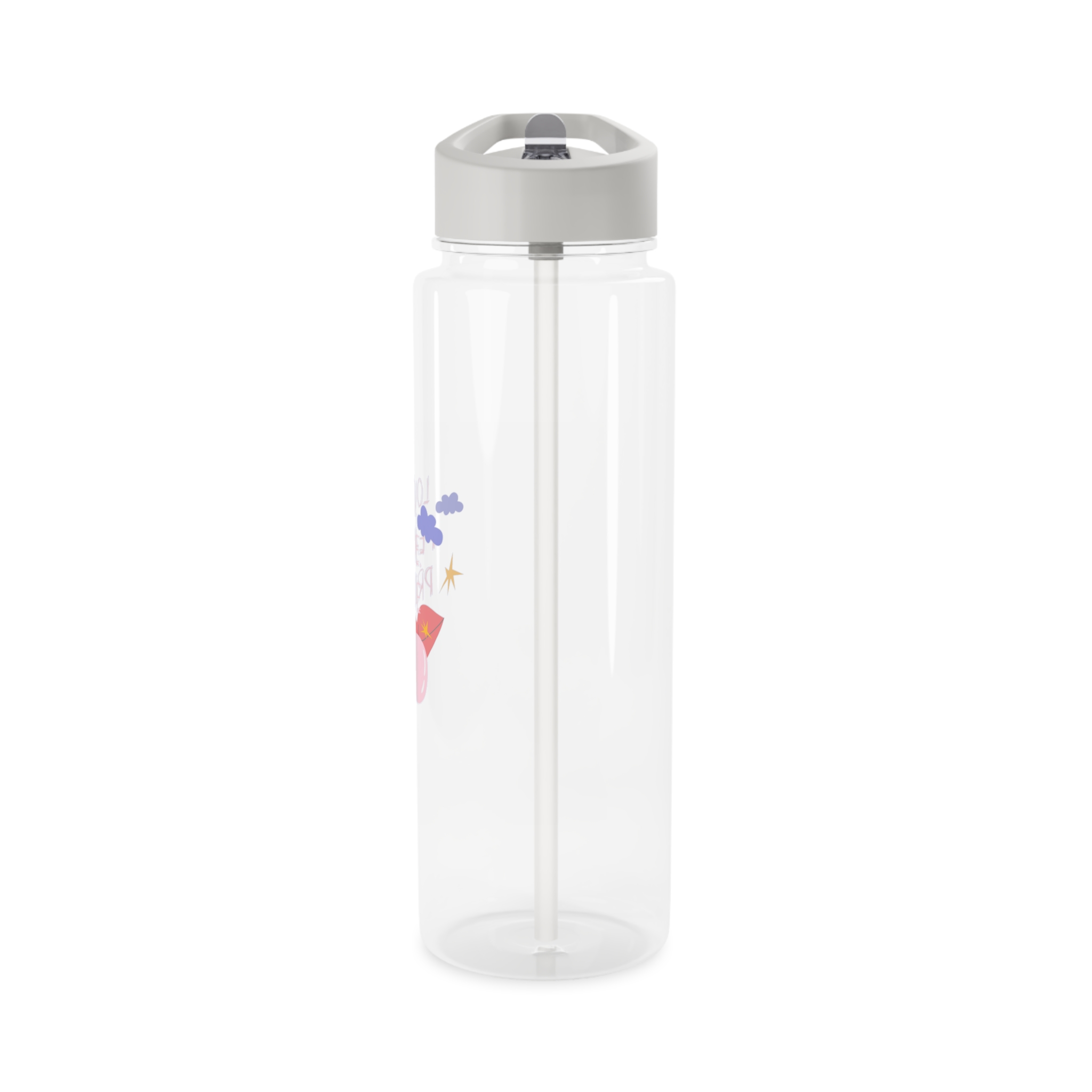 Pride Month Cartoon Funky Card Lgbt Festive Groovy Retro Poster Tolerance Freedom Tritan Water Bottle - Image 7