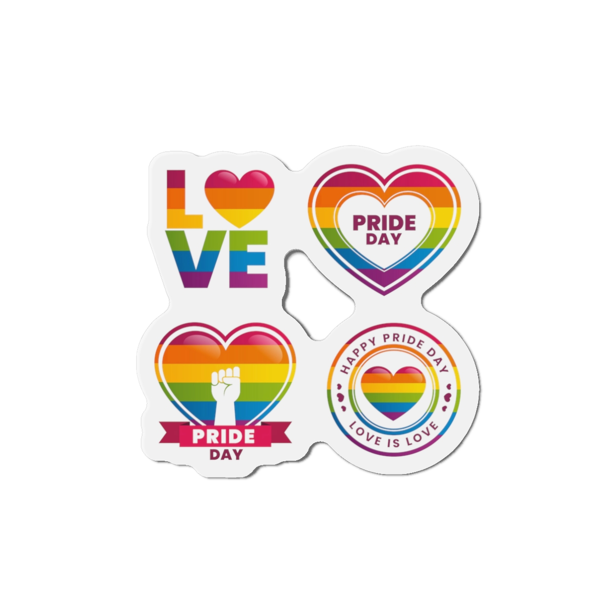 Label Collection With Pride Day Die Cut Magnets - Image 4